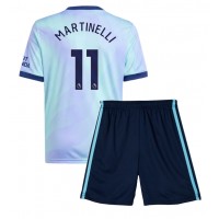 Arsenal Gabriel Martinelli #11 3rd trikot Kinder 2024-25 Kurzarm (+ Kurze Hosen)